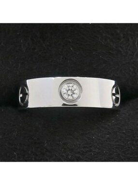Cartier Love Ring Half Diamond